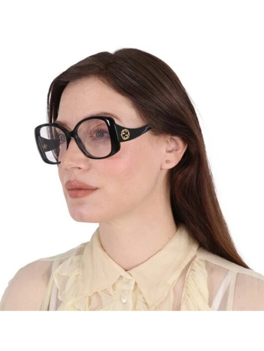 New Authentic Gucci GG1236o Black Women's Glasses